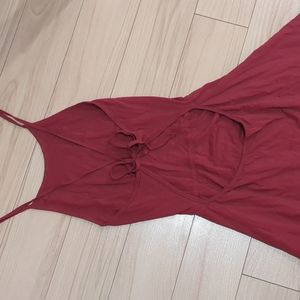 Aritzia Sunday Best backless tie up dress